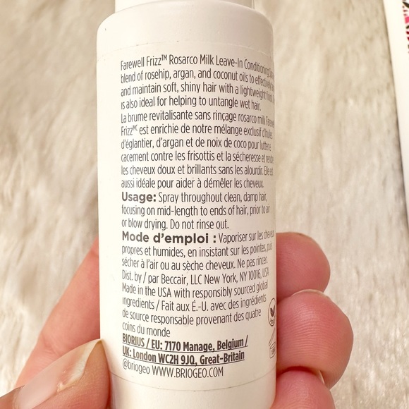 NEW Briogeo Farewell Frizz Conditioning Spray Heat Protectant Creme Mini Bundle - Picture 6 of 8